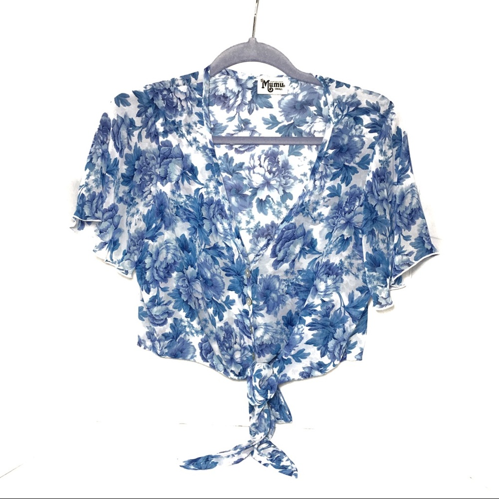 Show Me Your Mumu Floral Cover Up Top Sz. S